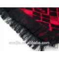 Mens long winter Jacquard warm scarf